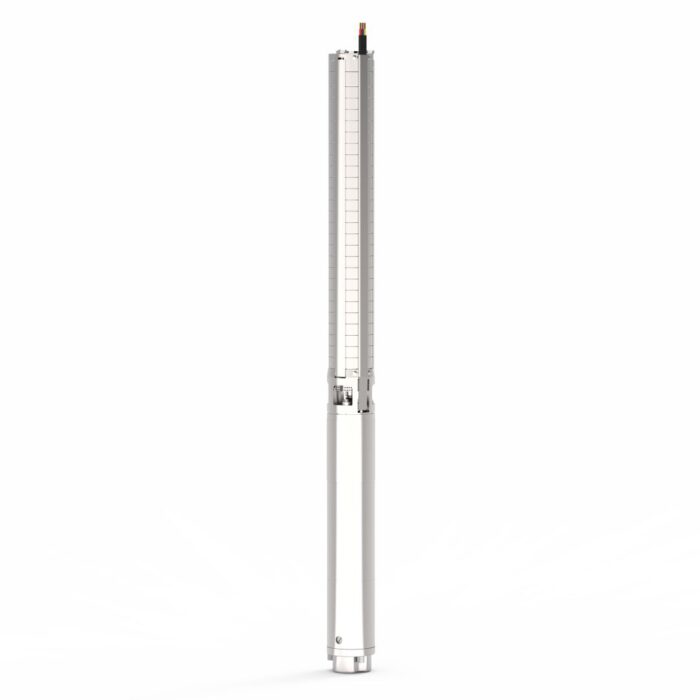6Hp 52 Stages Lubi Borewell Pump 4inches Three Phase (Stainless Steel Pump) Water Filled LKTW-5H/5H+