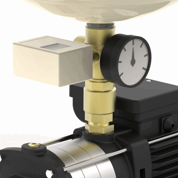 1 Hp Lubi Booster Pump with 24ltr Tank – MH-2A - Image 3