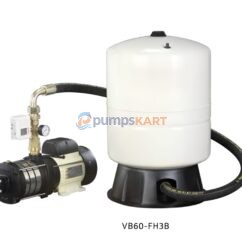 1.5 HP V-Guard Pressure Booster Pump with 60L VB 60 - FH3B Single Phase