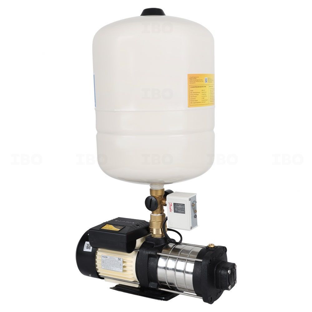 1.5 HP V-Guard Pressure Booster Pump with 60L VB 60 - FH3B Single Phase - Image 3